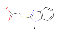 (1-methyl-1h-benzoimidazol-2-ylsulfanyl)-acetic acid