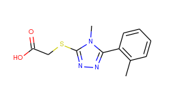 {[4-methyl-5-(2-methylphenyl)-4h-1,2,4-triazol-3-yl]sulfanyl}acetic acid