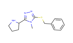 3-benzylsulfanyl-4-methyl-5-pyrrolidin-2-yl-4h-[1,2,4]triazole