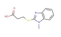 3-(1-methyl-1h-benzoimidazol-2-ylsulfanyl)-propionic acid
