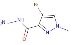 4-bromo-1-methyl-1h-pyrazole-3-carbohydrazide