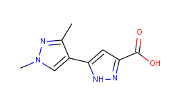 1,3-dimethyl-2h,1h-[3,4]bipyrazolyl-5-carboxylic acid