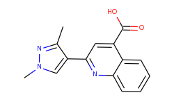 2-(1,3-dimethyl-1h-pyrazol-4-yl)-quinoline-4-carboxylic acid