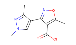 3-(1,3-dimethyl-1h-pyrazol-4-yl)-5-methylisoxazole-4-carboxylic acid