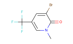3-bromo-1-methyl-5-(trifluoromethyl)pyridin-2(1h)-one