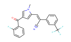 3-[4-(2-fluorobenzoyl)-1-methyl-1h-pyrrol-2-yl]-2-[3-(trifluoromethyl)phenyl]-2-propenenitrile