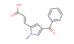 3-(4-benzoyl-1-methyl-1h-pyrrol-2-yl)acrylic acid
