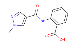 2-(1-methyl-1h-pyrazole-4-carboxamido)benzoic acid