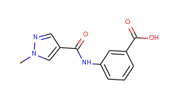 3-[(1-methyl-1h-pyrazole-4-carbonyl)-amino]-benzoic acid