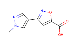 3-(1-methyl-1h-pyrazol-4-yl)-isoxazole-5-carboxylic acid