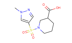 1-(1-methyl-1h-pyrazole-4-sulfonyl)-piperidine-3-carboxylic acid
