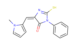 (5e)-2-mercapto-5-[(1-methyl-1h-pyrrol-2-yl)-methylene]-3-phenyl-3,5-dihydro-4h-imidazol-4-one