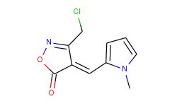 (4e)-3-(chloromethyl)-4-[(1-methyl-1h-pyrrol-2-yl) methylene]isoxazol-5(4h)-one