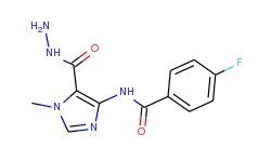 4-(4-fluorobenzamido)-1-methyl-1h-imidazole-5-carbohydrazide