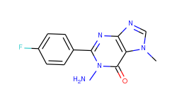 1-amino-2-(4-fluorophenyl)-7-methyl-1h-purin-6(7h)-one