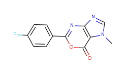5-(4-fluorophenyl)-1-methylimidazo[4,5-d][1,3]oxazin-7(1h)-one
