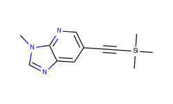 3-methyl-6-((trimethylsilyl)ethynyl)-3h-imidazo-[4,5-b]pyridine