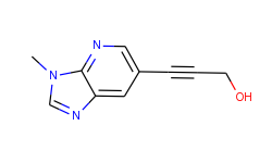 3-(3-methyl-3h-imidazo[4,5-b]pyridin-6-yl)-prop-2-yn-1-ol