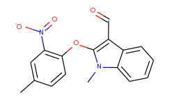 1-methyl-2-(4-methyl-2-nitrophenoxy)-1h-indole-3-carbaldehyde
