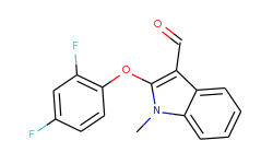 2-(2,4-difluorophenoxy)-1-methyl-1h-indole-3-carbaldehyde