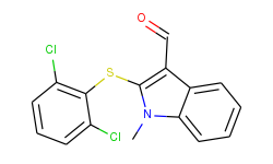 2-[(2,6-dichlorophenyl)sulfanyl]-1-methyl-1h-indole-3-carbaldehyde
