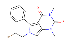 6-(2-bromoethyl)-1,3-dimethyl-5-phenyl-1h-pyrrolo[3,4-d]pyrimidine-2,4(3h,6h)-dione