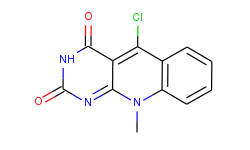 5-chloro-10-methylpyrimido[4,5-b]quinoline-2,4(3h,10h)-dione