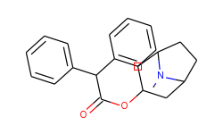8-methyl-8-azabicyclo[3.2.1]oct-3-yl diphenylacetate