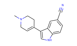 3-(1-methyl-1,2,3,6-tetrahydro-4-pyridinyl)-1h-indole-5-carbonitrile