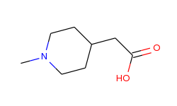 4-Piperidineacetic acid, 1-methyl-