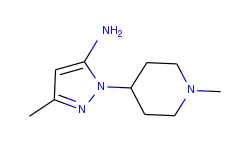 5-methyl-2-(1-methyl-piperidin-4-yl)-2h-pyrazol-3-ylamine