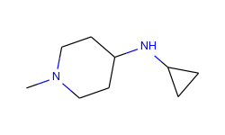 4-cyclopropylamino-1-methylpiperidine