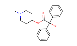 1-methylpiperidin-4-yl 2-hydroxy-2,2-diphenylacetate