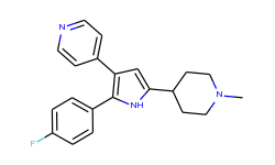 Pyridine, 4-[2-(4-fluorophenyl)-5-(1-methyl-4-piperidinyl)-1H-pyrrol-3-yl]-
