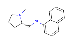 (s)-(-)-1-methyl-2-(1-naphthylaminomethyl)pyrrolidine