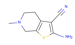 2-amino-6-methyl-4,5,6,7-tetrahydrothieno[2,3-c] pyridine-3-carbonitrile