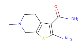 2-amino-6-methyl-4,5,6,7-tetrahydro-thieno[2,3-c]-pyridine-3-carboxylic acid amide