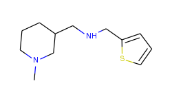 [(1-methylpiperidin-3-yl)methyl]-(2-thienyl-methyl)amine