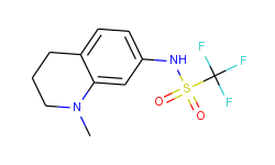 methanesulfonamide,1,1,1-trifluoro-n-(1,2,3,4-tetrahydro-1-methyl-7-quinolinyl)-