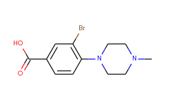 3-bromo-4-(4-methylpiperazin-1-yl)benzoic acid