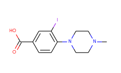 3-iodo-4-(4-methylpiperazin-1-yl)benzoic acid
