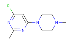 4-chloro-2-methyl-6-(4-methylpiperazino)pyrimidine