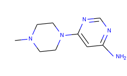 4-amino-6-(4-methyl-1-piperazinyl)pyrimidine
