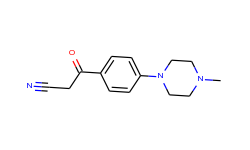 3-[4-(4-methylpiperazino)phenyl]-3-oxopropanenitrile