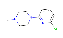 1-(6-chloro-2-pyridinyl)-4-methylpiperazine