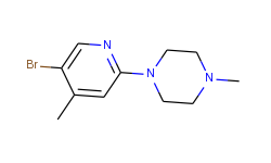 1-(5-bromo-4-methyl-2-pyridinyl)-4-methylpiperazine