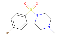 1-(4-bromophenylsulfonyl)-4-methylpiperazine