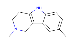 1H-Pyrido[4,3-b]indole, 2,3,4,5-tetrahydro-2,8-dimethyl-