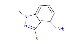 4-amino-3-bromo-1-methylindazole