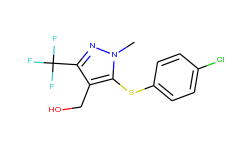 [5-[(4-chlorophenyl)sulfanyl]-1-methyl-3-(trifluoromethyl)-1h-pyrazol-4-yl]methanol